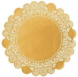 Tortenspitzen 36cm Rund Gold in der Gruppe Nach Produkt einkaufen / Sonstiges / Tortenspitzen bei Duni GmbH (100369r)