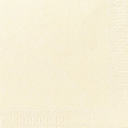 Cocktail-Servietten 3-lagig Cream 24x24cm in der Gruppe Nach Produkt einkaufen / Servietten / Cocktail-Servietten bei Duni GmbH (105747r)