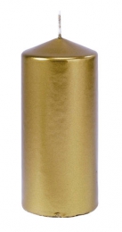 Stumpenkerzen 7x15cm Gold in der Gruppe Nach Produkt einkaufen / Kerzen & LED / Stumpenkerzen bei Duni GmbH (152898r)
