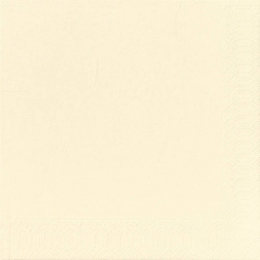 Dinner-Servietten 3-lagig Cream 40x40cm in der Gruppe Nach Produkt einkaufen / Servietten / Dinner-Servietten bei Duni GmbH (162770r)