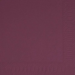 Cocktail-Servietten 3-lagig Plum 24x24cm in der Gruppe Nach Produkt einkaufen / Servietten / Cocktail-Servietten bei Duni GmbH (168410)