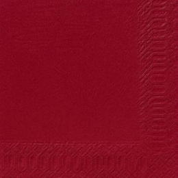 Cocktail-Servietten 3-lagig Bordeaux 24x24cm in der Gruppe Nach Produkt einkaufen / Servietten / Cocktail-Servietten bei Duni GmbH (168415)