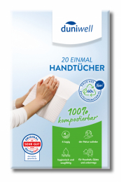 Einmal Handtcher Wei 4-lagig in der Gruppe Nach Produkt einkaufen / Sonstiges / Hygieneartikel bei Duni GmbH (168965)