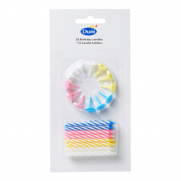 Geburtstagskerzen in verschiedenen Farben in der Gruppe Nach Produkt einkaufen / Sonstiges / Dekoration bei Duni GmbH (181315r)
