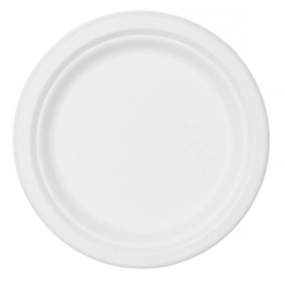 Bagasse-Teller 18cm Gebleicht Wei in der Gruppe Nach Produkt einkaufen / Teller / Teller bei Duni GmbH (181984)