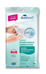 Einmal Pflege Waschhandschuhe 15 x 23 cm Weiß in der Gruppe Nach Produkt einkaufen / Sonstiges / Hygieneartikel bei Duni GmbH (187400)