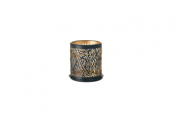 Kerzenhalter Safari Zebra Schwarz/Gold in der Gruppe Nach Produkt einkaufen / Kerzen & LED / Kerzenhalter bei Duni GmbH (188177)
