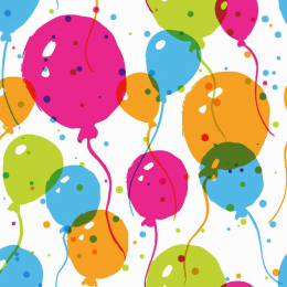 Lunch-Servietten 3-lagig 33x33cm Splash Balloons - Paper + Design in der Gruppe Nach Produkt einkaufen / Servietten / Paper + Design bei Duni GmbH (191986)