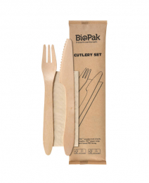 Besteck Set Holz 19cm in der Gruppe Nach Produkt einkaufen / Besteck / Besteckset bei Duni GmbH (192156)