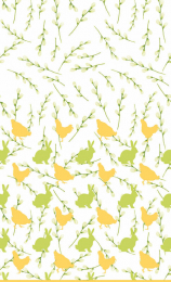 Tischdecke Dunicel 1,38x2,2m Bunnie & Hens in der Gruppe Nach Anlass einkaufen / Ostern bei Duni GmbH (194311)