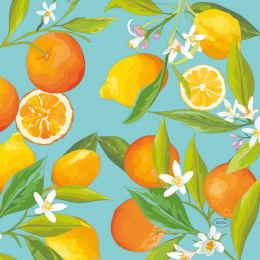 Lunch-Servietten 3-lagig 33x33cm Lemon Tree in der Gruppe Nach Produkt einkaufen / Servietten / Lunch-Servietten bei Duni GmbH (197528)