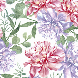 Lunch-Servietten 3-lagig 33x33cm Pastel Flowers - Paper + Design in der Gruppe Nach Produkt einkaufen / Servietten / Paper + Design bei Duni GmbH (198241)