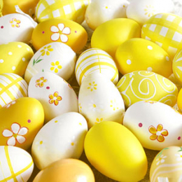 Lunch-Servietten 3-lagig 33x33cm Yellow Eggs - Paper + Design in der Gruppe Nach Produkt einkaufen / Servietten / Paper + Design bei Duni GmbH (200593)