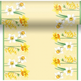 Tte--Tte-Tischlufer Dunicel 0,4x4,8m Spring Daffodil in der Gruppe Nach Produkt einkaufen / Tischdecken / Tischlufer bei Duni GmbH (200761)