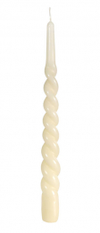 Gedrehte Kerzen 28cm Cream in der Gruppe Nach Produkt einkaufen / Kerzen & LED / Kronenkerzen & Leuchterkerzen bei Duni GmbH (201367)
