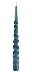 Gedrehte Kerzen 28cm Ocean Teal in der Gruppe Nach Produkt einkaufen / Kerzen & LED / Kronenkerzen & Leuchterkerzen bei Duni GmbH (201371)