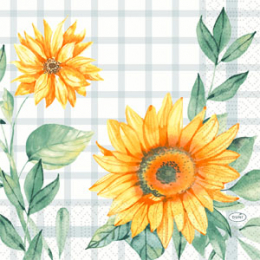 Lunch-Servietten 3-lagig 33x33cm Sunflower Day in der Gruppe Nach Produkt einkaufen / Servietten / Lunch-Servietten bei Duni GmbH (202459)
