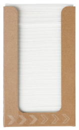 Cocktail-Servietten Bio Dunisoft im Spender 20x20cm Wei in der Gruppe Nach Produkt einkaufen / Servietten / Bio Dunisoft bei Duni GmbH (202943)