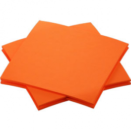 Cocktail-Servietten Bio Dunisoft 20x20cm Sun Orange in der Gruppe Nach Produkt einkaufen / Servietten / Bio Dunisoft bei Duni GmbH (202950)