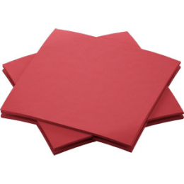 Cocktail-Servietten Bio Dunisoft 20x20cm Bordeaux in der Gruppe Nach Produkt einkaufen / Servietten / Bio Dunisoft bei Duni GmbH (202952)