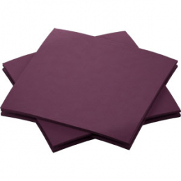 Cocktail-Servietten Bio Dunisoft 20x20cm Plum in der Gruppe Nach Produkt einkaufen / Servietten / Bio Dunisoft bei Duni GmbH (202954)
