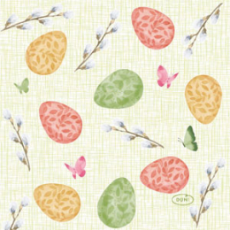 Cocktail-Servietten 3-lagig 24x24cm Joyful Spring in der Gruppe Nach Produkt einkaufen / Servietten / Cocktail-Servietten bei Duni GmbH (204809)