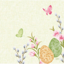 Dinner-Servietten Dunisoft 40x40cm Joyful Spring in der Gruppe Nach Produkt einkaufen / Servietten / Dinner-Servietten bei Duni GmbH (204811)