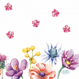 Cocktail-Servietten 3-lagig 24x24cm Breezy Butterflies in der Gruppe Nach Produkt einkaufen / Servietten / Cocktail-Servietten bei Duni GmbH (205134)
