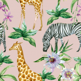 Lunch-Serviette 3-lagig 33x33cm Zebras und Giraffen  - Paper + Design in der Gruppe Nach Produkt einkaufen / Servietten / Paper + Design bei Duni GmbH (206192)