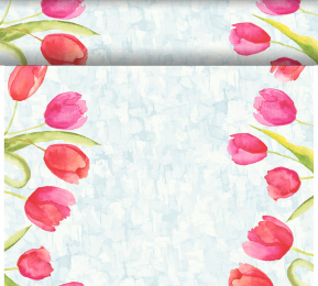 Tte--Tte-Tischlufer Dunicel 0,4x24m Painted Tulips in der Gruppe Nach Produkt einkaufen / Tischdecken / Tischlufer bei Duni GmbH (206389)