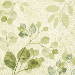 Lunch-Serviette 3-lagig 33x33cm Paisley Leaves in der Gruppe Nach Produkt einkaufen / Servietten / Lunch-Servietten bei Duni GmbH (208446)