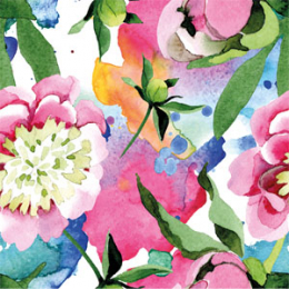 Lunch-Servietten 3-lagig 33x33cm Vivid Summer - Paper + Design in der Gruppe Nach Produkt einkaufen / Servietten / Paper + Design bei Duni GmbH (209983)