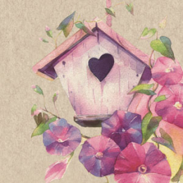 Lunch-Servietten 2-lagig 24x24cm Lovely Home - Paper + Design in der Gruppe Nach Produkt einkaufen / Servietten / Paper + Design bei Duni GmbH (209997)