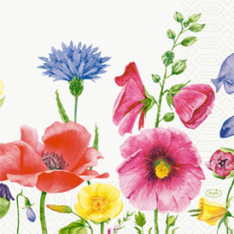 Lunch-Servietten 3-lagig 33x33cm Flowy Meadow in der Gruppe Nach Produkt einkaufen / Servietten / Lunch-Servietten bei Duni GmbH (210274)